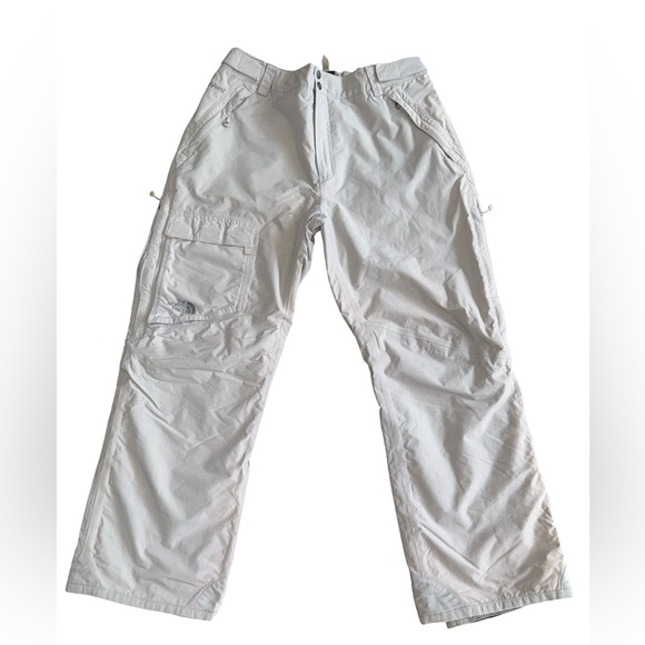 North Face Women’s Ski Pants Hyvent XL Light Grey Snow Waterproof Insulated - Picture 1 of 5